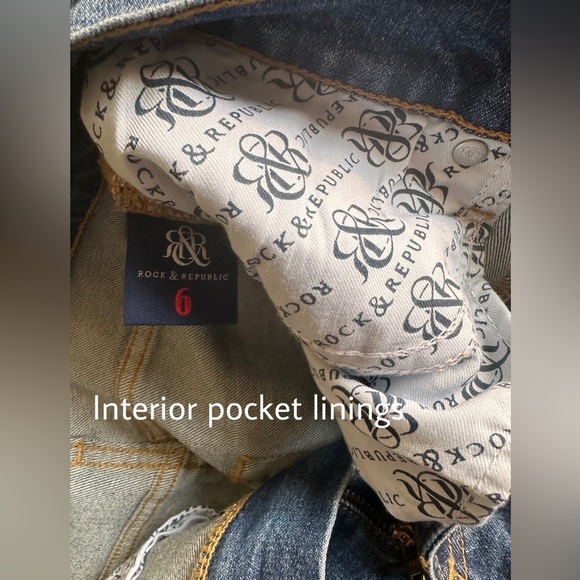 NWT Women's Shea High Rise Straight Ankle Jean Color Blue Size 6 - Picture 5 of 12